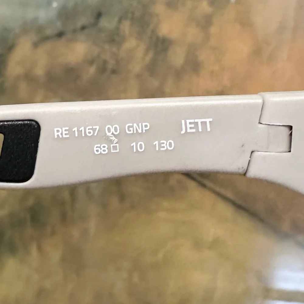 🕶️ REVO 🕶️ Jett Smoky Grey Green Water Lens Polarized Sunglasses